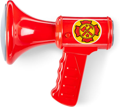 The Melissa & Doug Fire Chief Role Play Costume Set includes everything a child needs to look the part