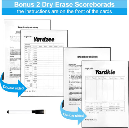 This giant wooden yard dice set is perfect for outdoor fun