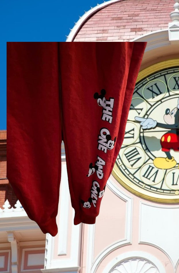 The Disney Junior Mickey sweatpants feature a fun and unique graphic design( NEW)