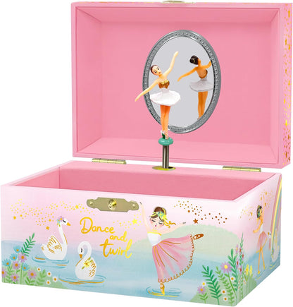Musical Spinning Ballerina Jewelry Box