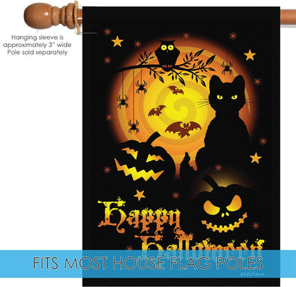 Scary Halloween Garden Flag