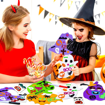 This Halloween foam sticker set is perfect for kids to create fun DIY Halloween crafts and decorate for the holiday