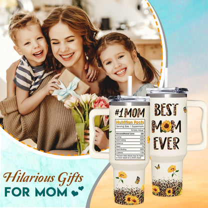 Premium stainless steel Best Mom Ever Tumbler is a great gift idea for any occasion