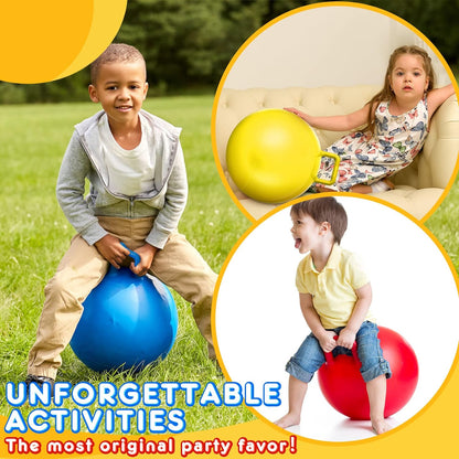 This hopper ball is compact and lightweight for easy storage and transport