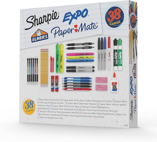 Back-to-School Supplies Kit (38 Pc)