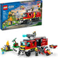 LEGO City Fire Command Truck Building Toy Set (502 Pieces)