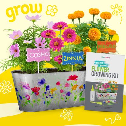 Get creative with your gardening skills and produce a beautiful result with this all-in-one flower growing kit