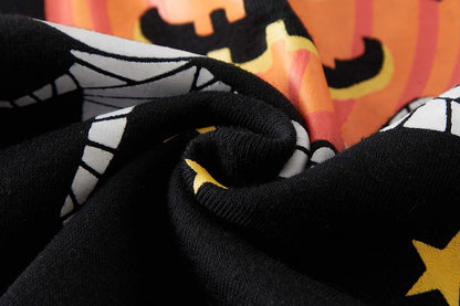Little Boys Halloween Pumpkin Sleepwear