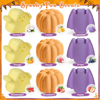 Made with natural ingredients, these bath bombs are safe for kids and won't irritate the skin and each bath bomb comes with a surprise squishy toy inside