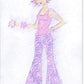 The Melissa & Doug fashion design kit includes everything needed for simple and fun fashion plate rubbings