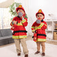 Fire Chief Fire Fighter Costume with Realistic Accessories