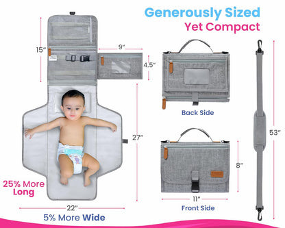 Portable Changing Pad with Shoulder Strap