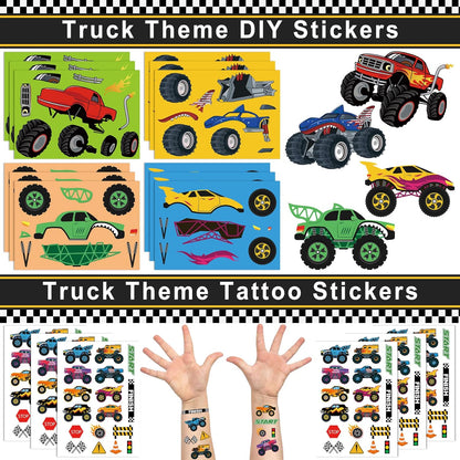 Monster Truck Party Favors Set
