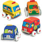 Improve sensory skills in children with this Melissa & Doug Pull-Back Vehicle set
