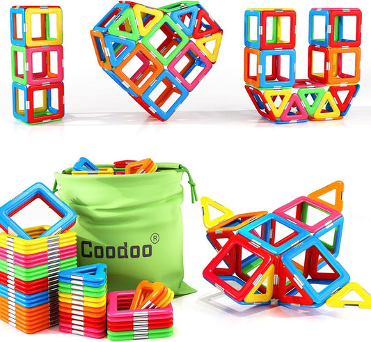 Construct and create while learning with these magnetic blocks