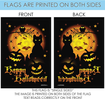 Scary Halloween Garden Flag