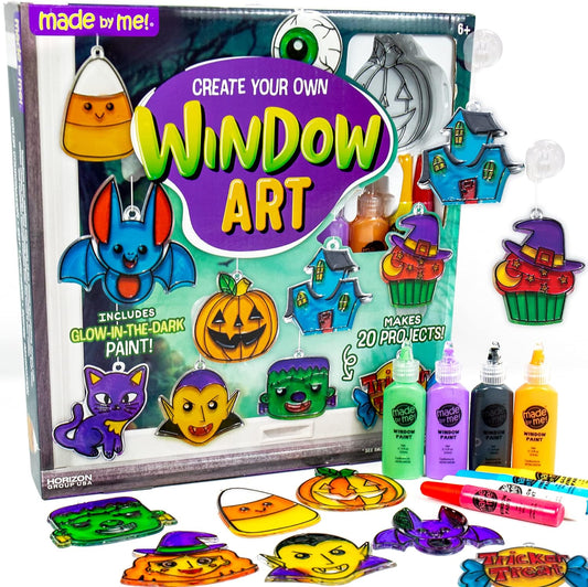 Create Your Own Halloween Window Art Fun Activity