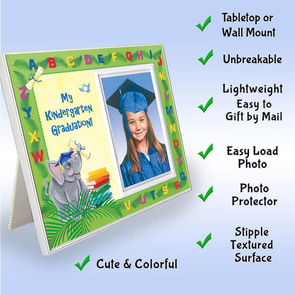 Kindergarten Graduation Picture Frame - Elephant Design