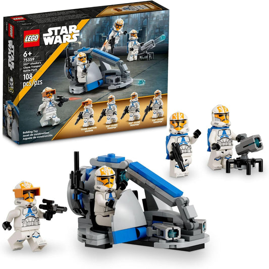LEGO Star Wars Clone Trooper Battle Pack Building Set with 4 Star Wars Figures