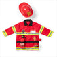 The Melissa & Doug Fire Chief Role Play Costume Set includes everything a child needs to look the part