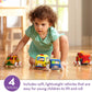 Improve sensory skills in children with this 4 vehicle learning set