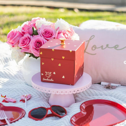 SendaCake Valentine's Day Butterfly Surprise Explosion Gift Box