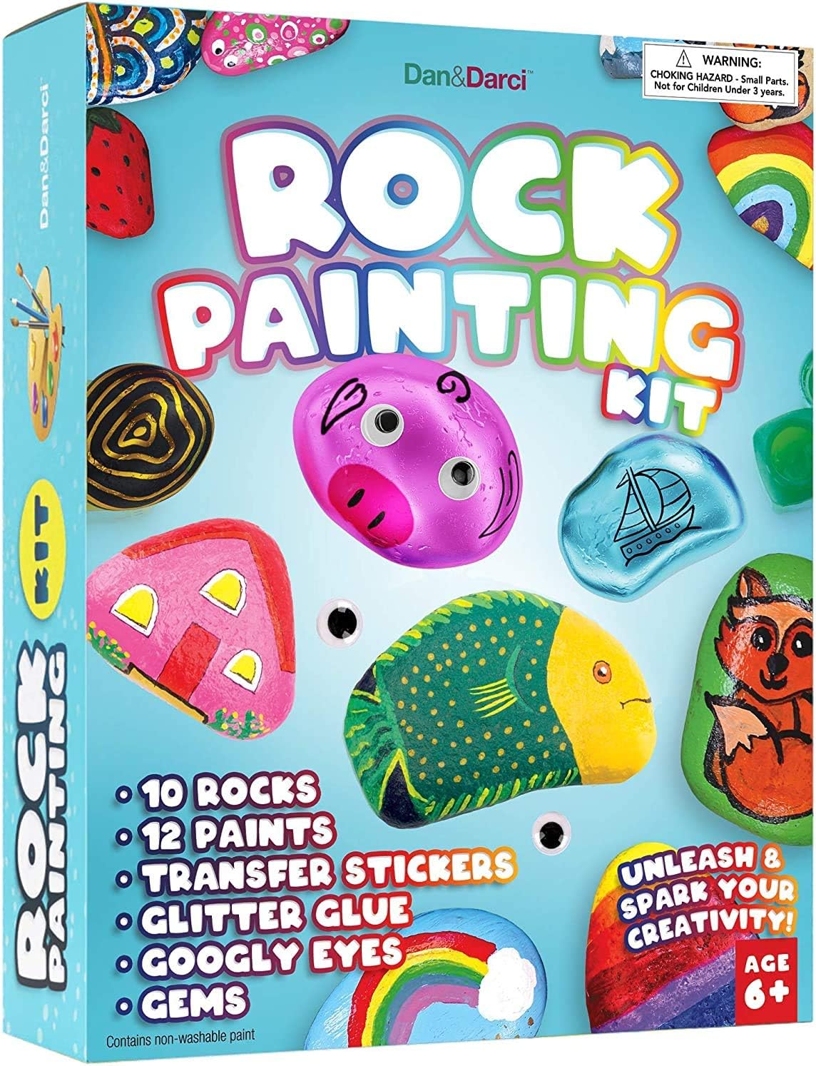 Rock Painting Craft Kit for Kids