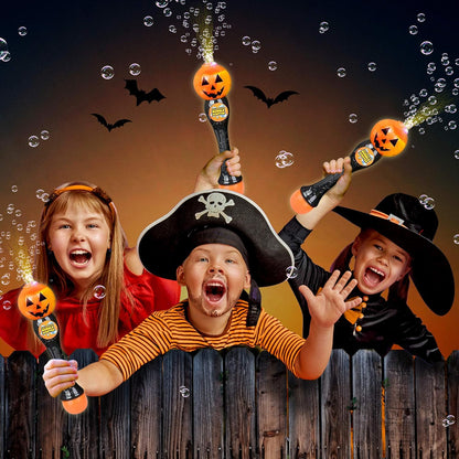 Amaze your child with bubbles and a light show with this 13.5" bubble blower wand