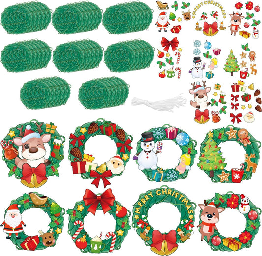 Christmas Wreath Craft Kit (48 pcs)