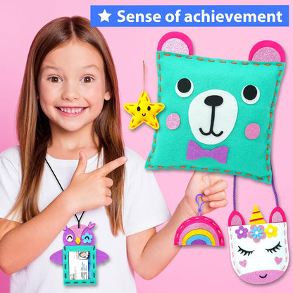 Introduce your child to sewing and crafting with this beginner kit