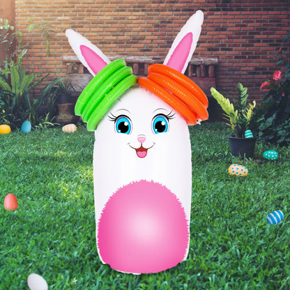 This ArtCreativity inflatable ring toss game combines the excitement of a carnival with Easter festivities