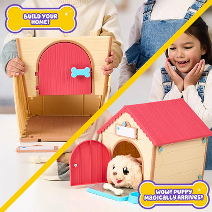 My Puppy's Home Interactive Plush Toy Puppy & Kennel