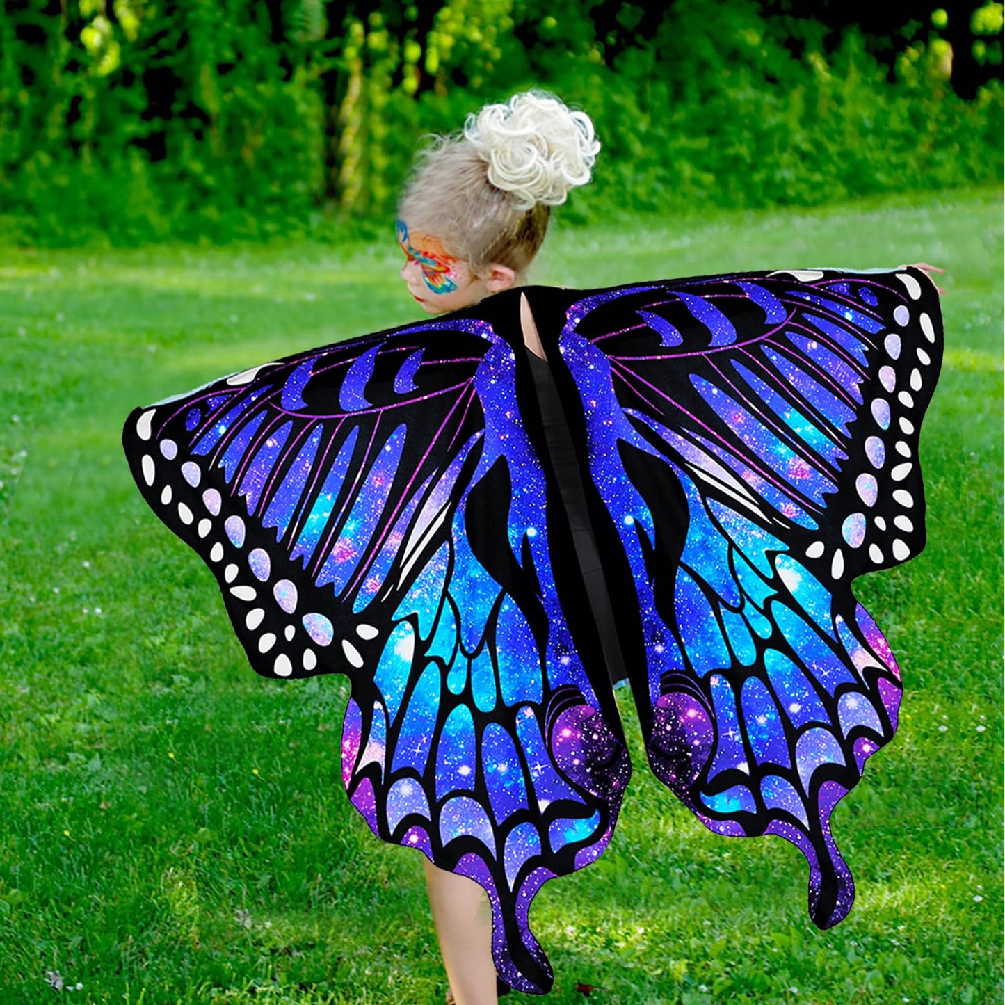 Upgrade your Halloween butterfly costume with our vibrant Butterfly Wings cape