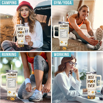 Premium stainless steel Best Mom Ever Tumbler is a great gift idea for any occasion