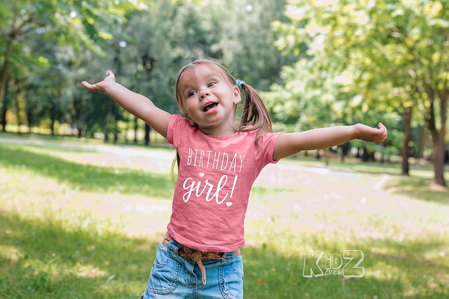 Happy Birthday Short Sleeve T-Shirt - Mauve Heather