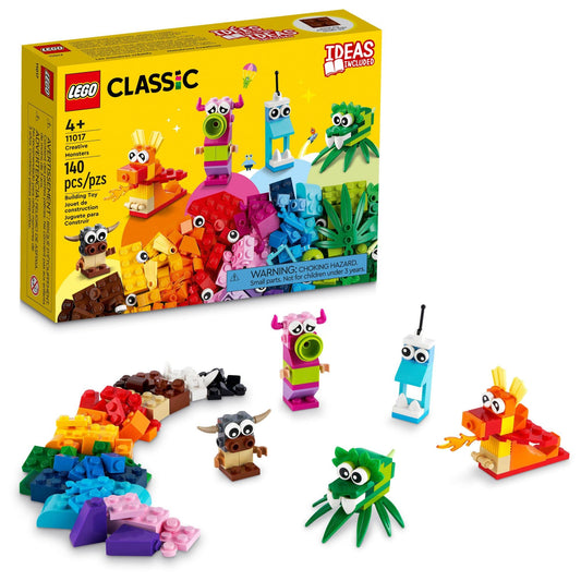 This LEGO Classic Creative Monsters playset offers hours of open-ended building fun for children for Halloween