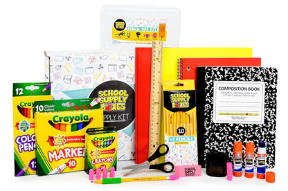 Simplify your back to school shopping with a convenient School Supply Box - 32pcs