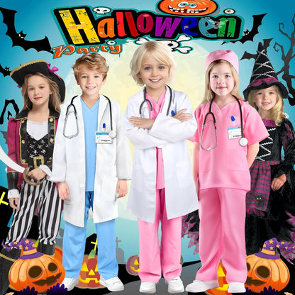 This doctor costume set is perfect for pretend play, learning and inspiring your child's imagination