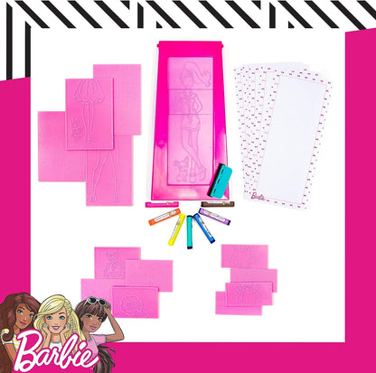 Barbie Fashion Plates All in One Studio Sketch Design Activity Set
