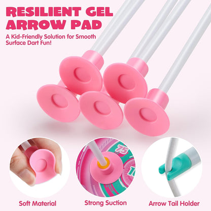 Discover the fun and excitement of archery with our LED Light Up Pink Bow and Arrow Toy Set