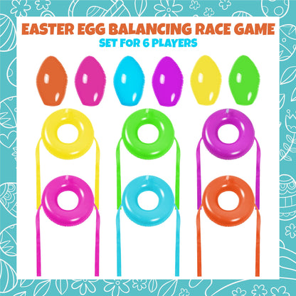 Introduce a new level of fun to your Easter celebration with this ArtCreativity egg balancing race game