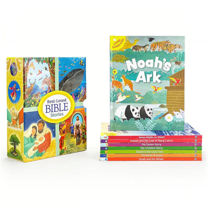 Explore timeless biblical tales with the 8-book Library Boxed Gift Set