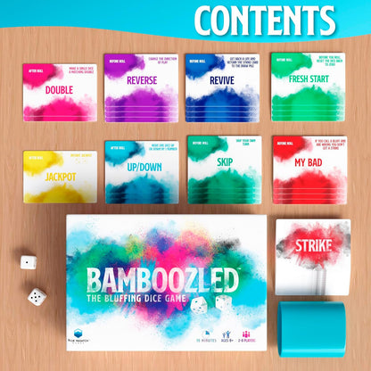 Experience hilariously competitive gameplay with Bamboozled, a fast-paced bluffing game