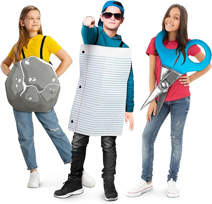 Rock Paper Scissors Costume Set for 3