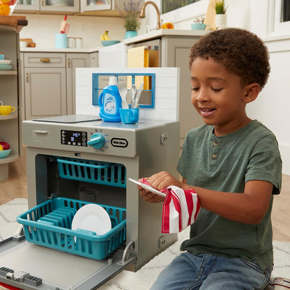 The First Dishwasher for Toddlers with Realistic Lights and Sounds