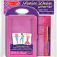 The Melissa & Doug fashion design kit includes everything needed for simple and fun fashion plate rubbings