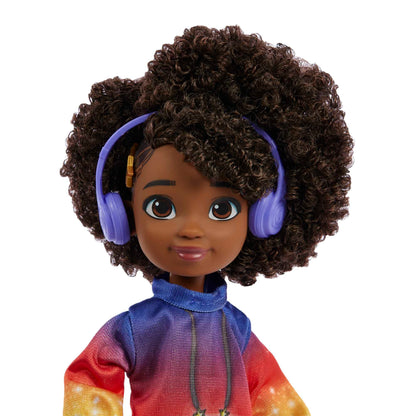 Immerse yourself in the power of music and creativity with the Karma singing doll from Netflix's Karma's World!