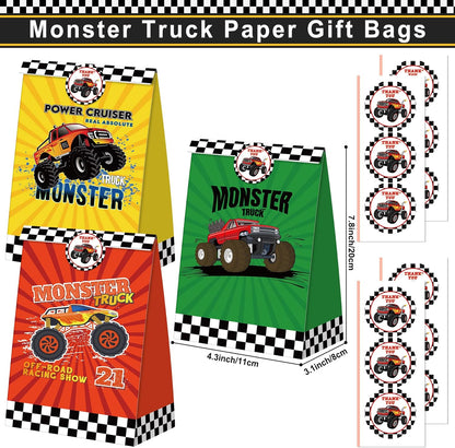 Monster Truck Party Favors Set