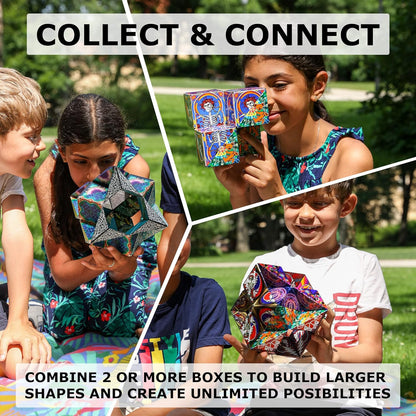 Experience the ultimate in puzzle box toys with the Shashibo sensory box with 4 unique and mesmerizing patterns