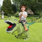 This Halloween, dress up as a T Rex in this durable, waterproof polyester costume